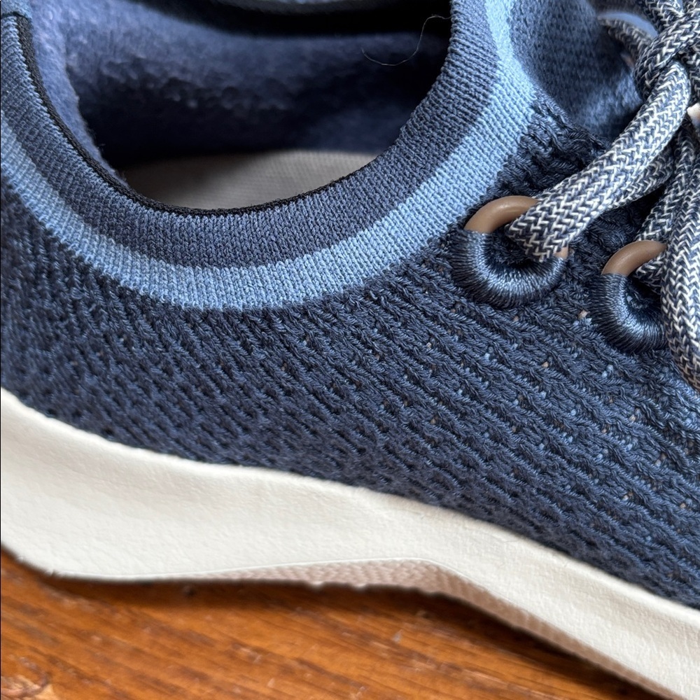 Allbirds Tree Dasher 2 Shoes Women’s Blue Slip-in Lace Up Sneaker Size 7.5 - Picture 10 of 13